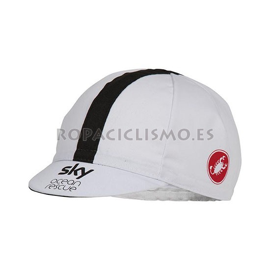 2018 Sky Gorro Ciclismo Blanco